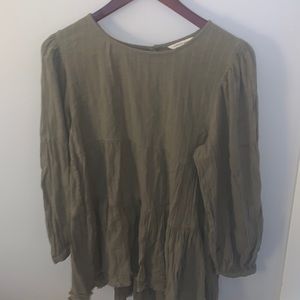 American Eagle Olive Blouse